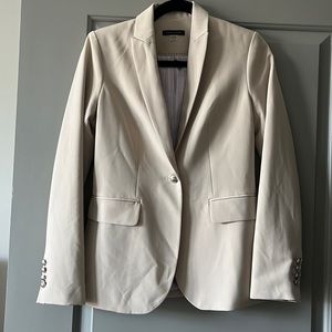 worn once Tommy Hilfiger cream blazer size 0